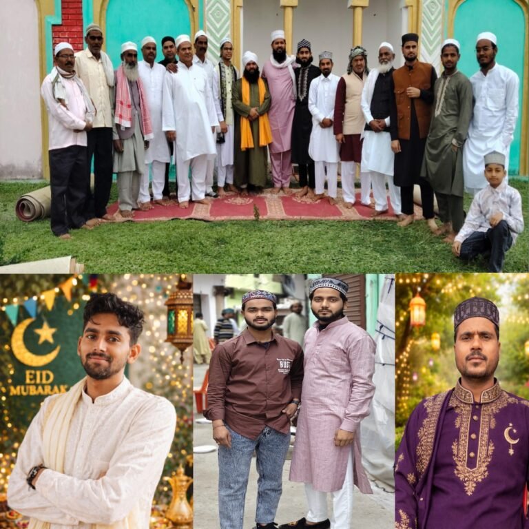 बगरैन में ईद-उल-फितर की नमाज अमन व सुकून के साथ अदा