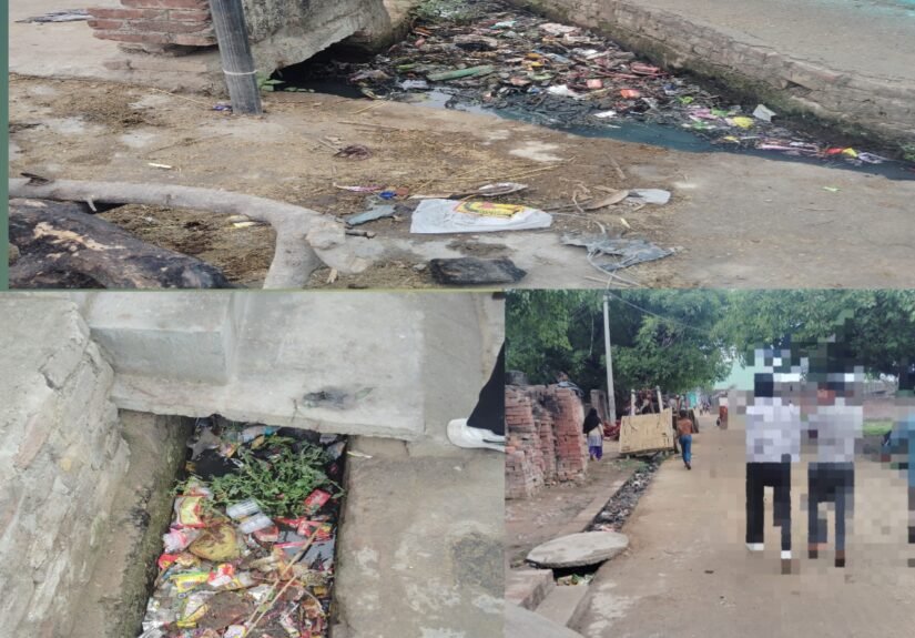 बगरैन होली चौक में सफाई व्यवस्था ध्वस्त — मोहल्लेवासी परेशान,