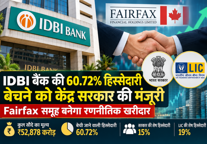 IDBI Bank Stake Sale News Graphic